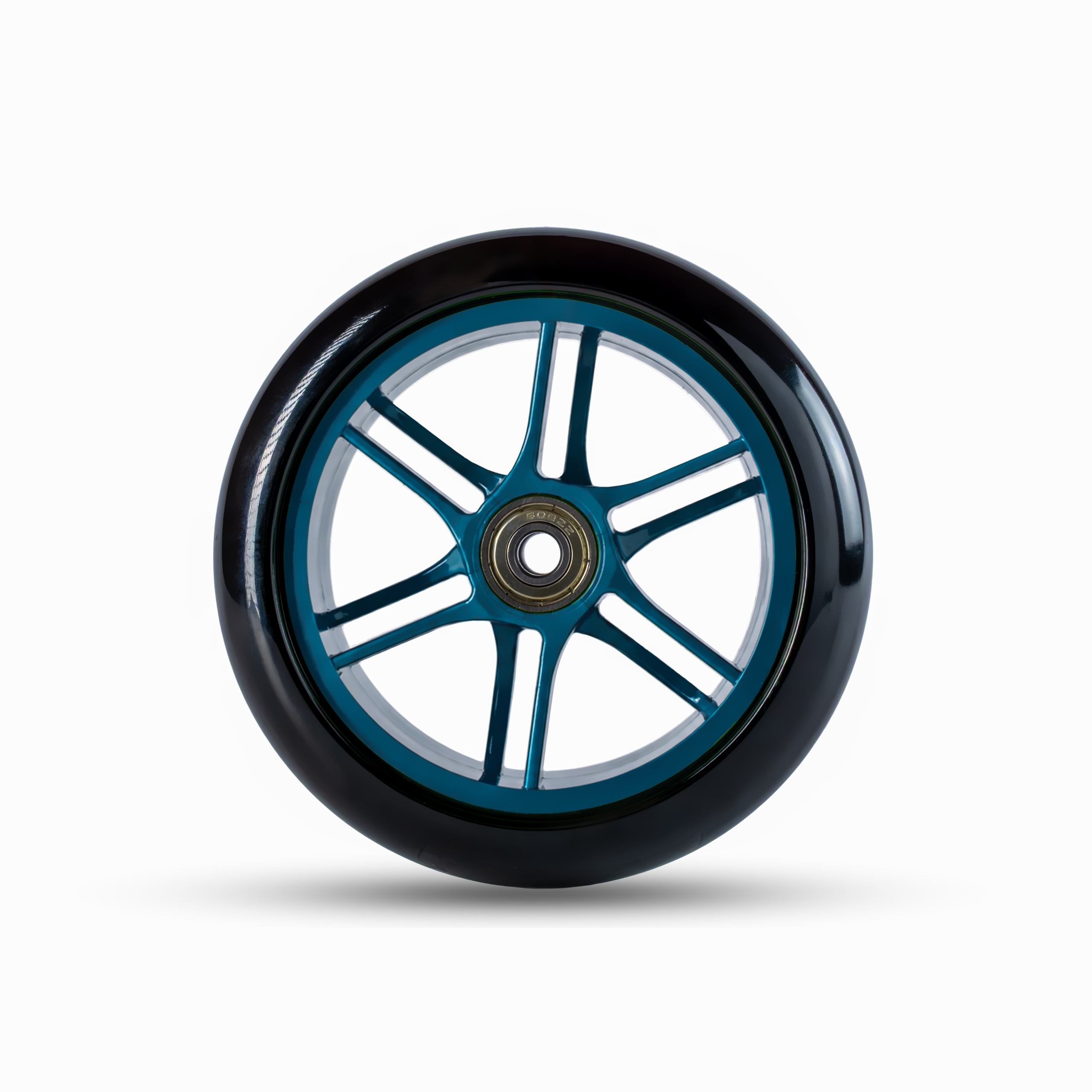 Golz Rolls 5“ Zoll Lenkrolle Petrol Glanz