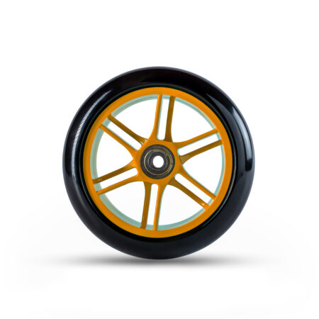 Golz Rolls 5“ Zoll Lenkrolle Orange Glanz
