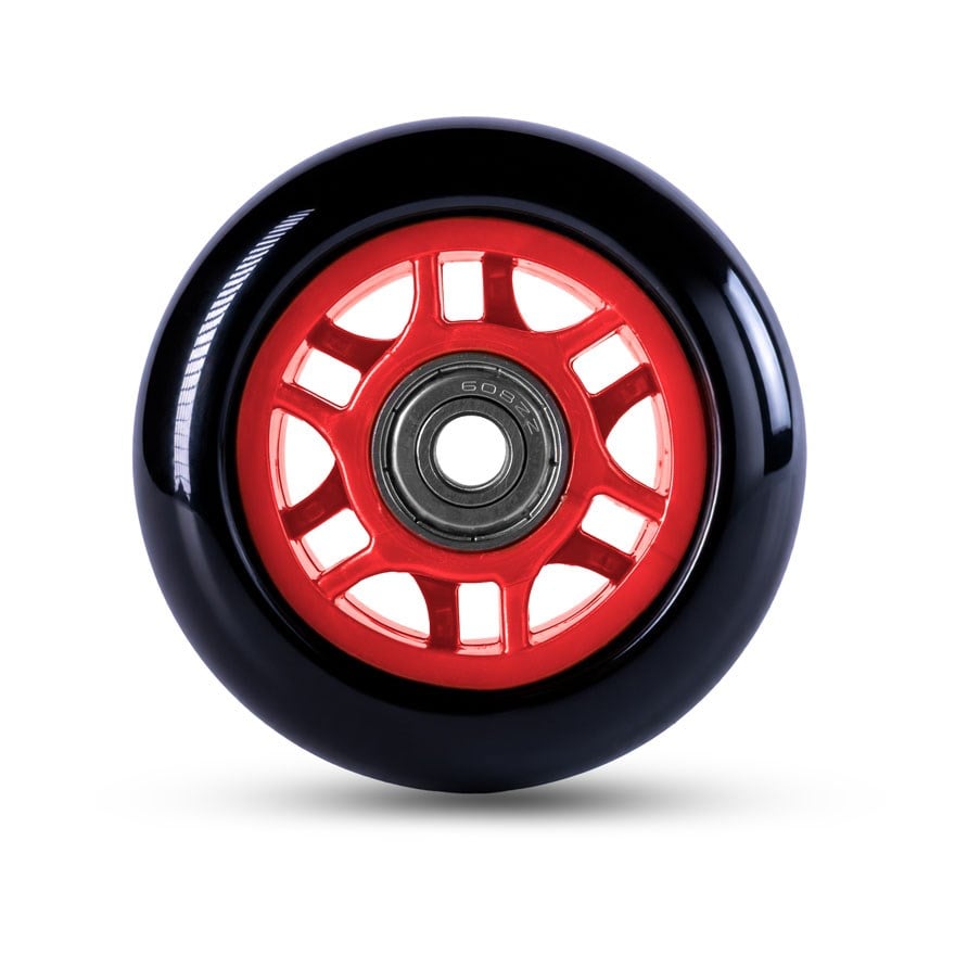 Golz Rolls 3“ Zoll Lenkrolle Rot Glanz