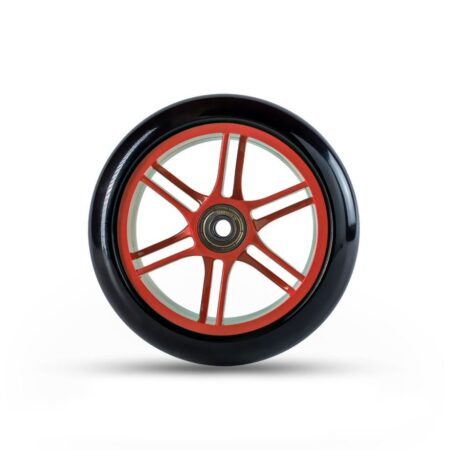 Golz Rolls 5“ Zoll Lenkrolle Rot Glanz